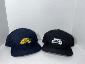 Nike SB DriFit AreoBill Perforated SnapBack Hat, Dark Navy Yellow/ Black White l
